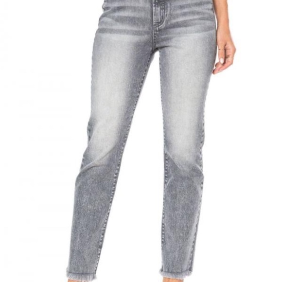 (New with Tags) Juicy Couture Venice Straight Leg Jeans (Size: 31) Grey Marble - Picture 2 of 9